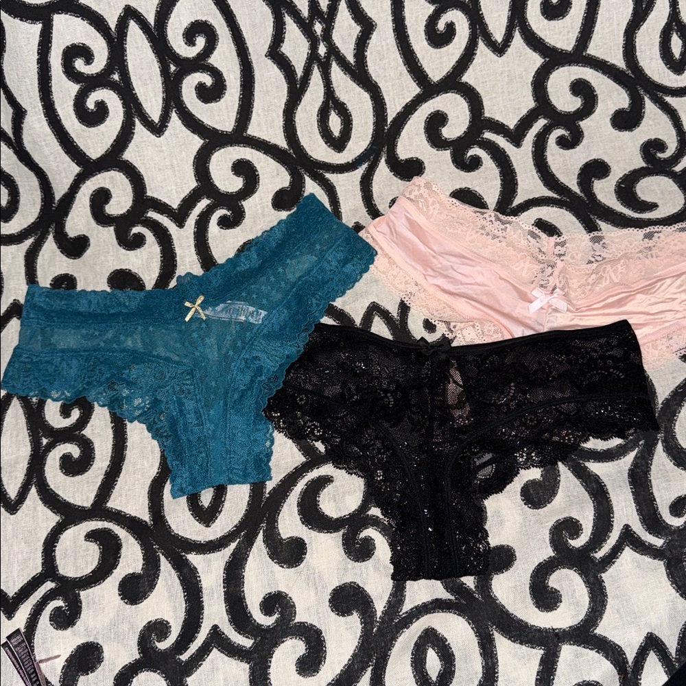 NWT Small Victoria's Secret Cheeky Panties - Set of 3
